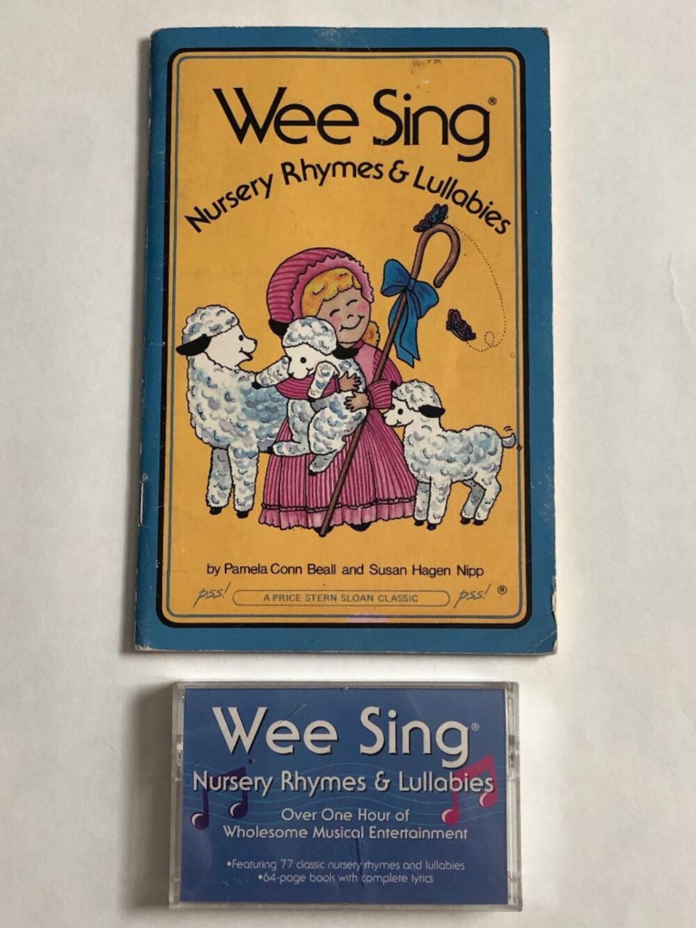 Wee Sing Nursery Rhymes & Lullabies Kids Cassette Tape 1985 W/ Book